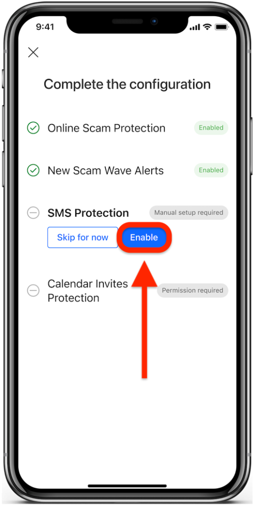 Protección SMS - Scam Copilot iOS